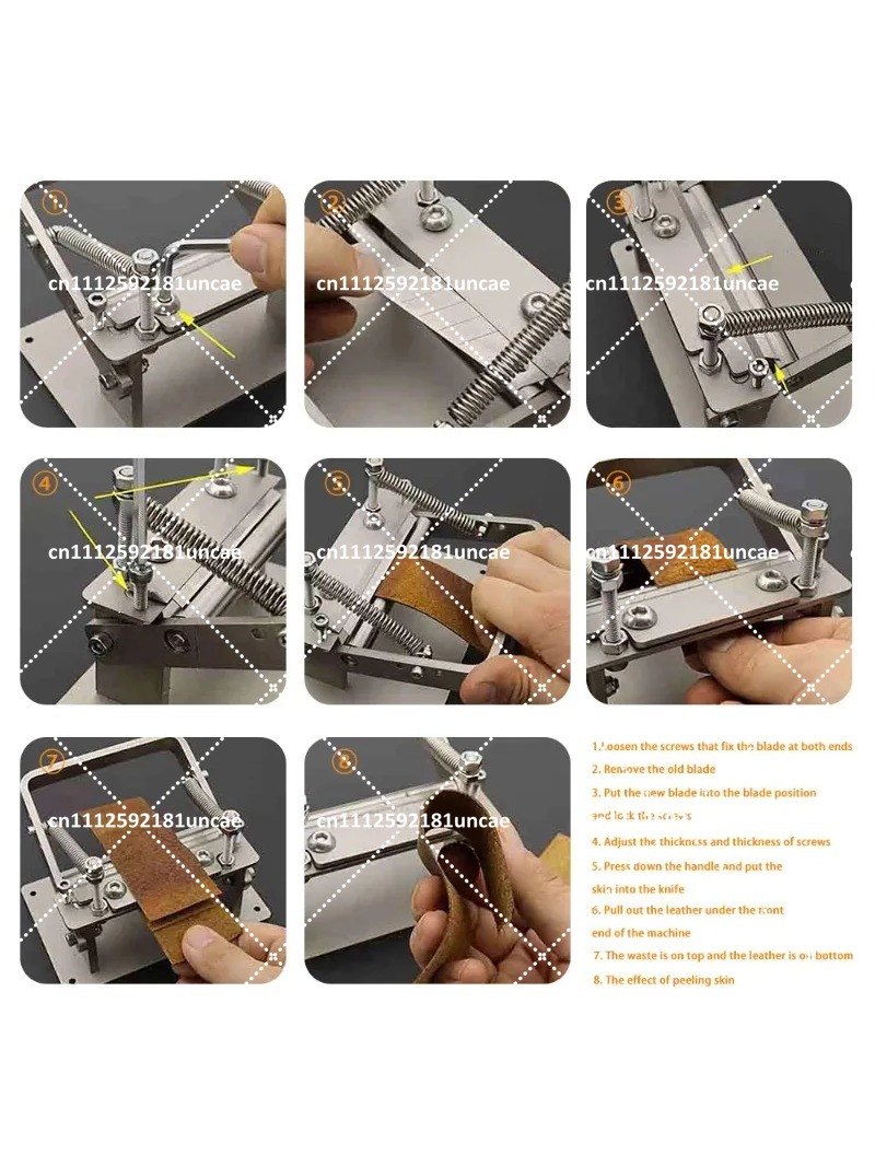Manual Leather Splitter Peelin - đánh giá và giá Leatherwork Machine